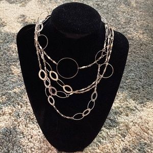 Long Oval Shaped Nwcklace